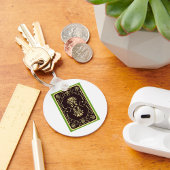 のカー遊ドパターンキーチェーン キーホルダー