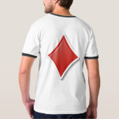 のカー遊ド図デザイン Tシャツ (裏面フル)