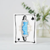 のカー遊ド漫画の女の子スペード ポストカード (スタンド正面)