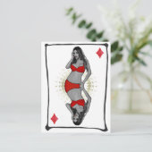 のカー遊ド漫画の少女ダイヤモンド ポストカード (スタンド正面)