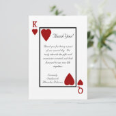 のカー遊ド・キング/クイーンに感謝のメッセージ サンキューカード (スタンド正面)