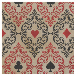 のカー遊ド・スーツと日焼けのスクロール ファブリック