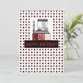 のカー遊ドJACK誕生日カード サンキューカード (スタンド正面)