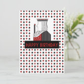 のカー遊ドKING誕生日カード サンキューカード (スタンド正面)