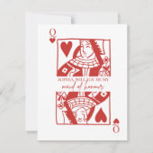 のカー遊ドLas Vegasメイド・オブ・オーナー（花嫁付き添い人）提案 ノートカード (正面)