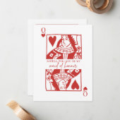 のカー遊ドLas Vegasメイド・オブ・オーナー（花嫁付き添い人）提案 ノートカード (正面/裏面インサイチュ)