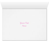 のガウン結婚ピンク文字水平 (内部横(下))