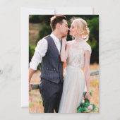 のキャノピ結婚ー写真ピンクダスティブルーフローラ セーブザデート (裏面)