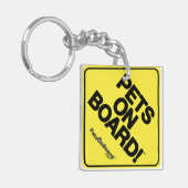 ™のキーホルダーの上のペット キーホルダー (正面左)