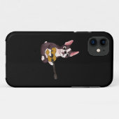 のギタ遊ーリスト、フランスのブルドッグギフト Case-Mate iPhoneケース (裏面(横))