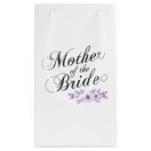 |のギフトバッグを結婚している花嫁の母 スモールペーパーバッグ (裏面)