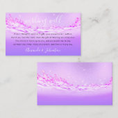 のギフト結婚金の優れた購入を望む 名刺 (正面/裏面)