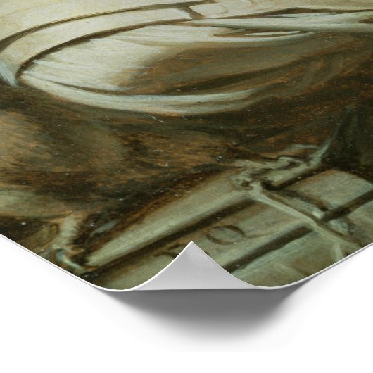 のクイーンクリスティーナの寓意的ポートレート ポスター (角)