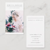 のクシンプルリーン写真 名刺 (正面/裏面)