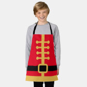 のクラシックくるみクラッカークリスマスベーキングエプロン子供へ エプロン (着用した状態)