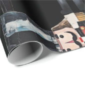 のクラシックくるみ割りクリスマスラッピング紙 ラッピングペーパー (ロールコーナー)