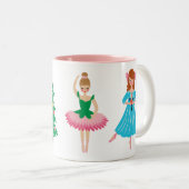 のクラシックくるみ割りクリスマス ツートーンマグカップ (正面右)