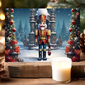 のクラシックくるみ割り兵士クリスマス シーズンカード