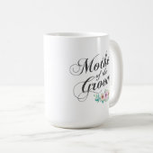 |のクラシックなマグを結婚している新郎の母 コーヒーマグカップ (正面右)