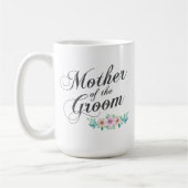 |のクラシックなマグを結婚している新郎の母 コーヒーマグカップ (左)