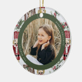 のクラシックナットクッカーのパターン写真 セラミックオーナメント (左)