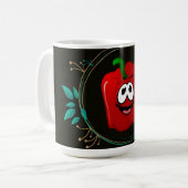 *「のクラシックマグカップ：コーヒーホルダーのOG」** コーヒーマグカップ (正面左)