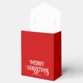 のクラシック体裁クリスマスパーティーの好意ボックス フェイバーボックス (オープン)