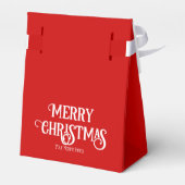 のクラシック体裁クリスマスパーティーの好意ボックス フェイバーボックス (裏面サイド)