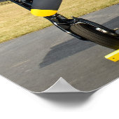 のグラマンF8F ベアキャット海軍空母戦闘機 ポスター (角)