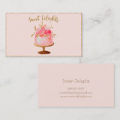 ★のケーキ及び菓子のカスタムな名刺 名刺 (正面/裏面)