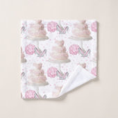 のケーキ結婚スタオルセット バスタオルセット (ウォッシュタオル)