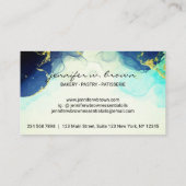 のケーキ結婚デコール 名刺 (裏面)