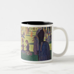 のゲオルゲスピエールSeurat  日曜日の午後はあります ツートーンマグカップ