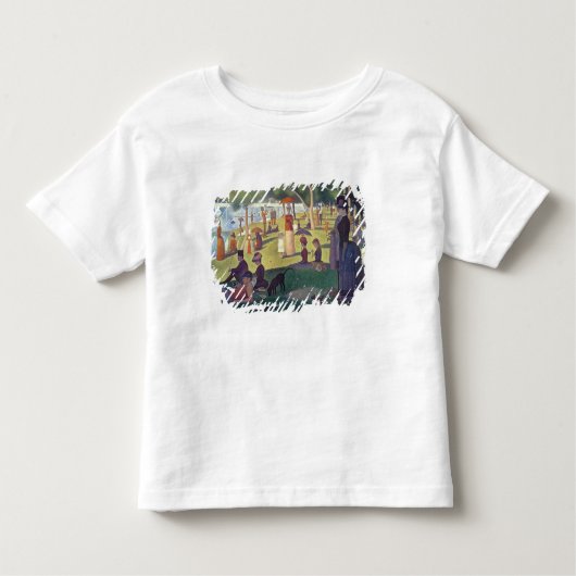 のゲオルゲスピエールSeurat |日曜日の午後はあります トドラーTシャツ (正面)