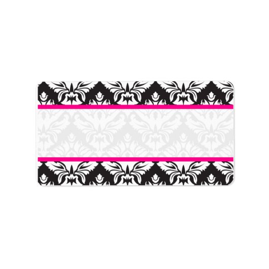 のゲストのメーリン結婚グラベルをダマスク ラベル (正面)