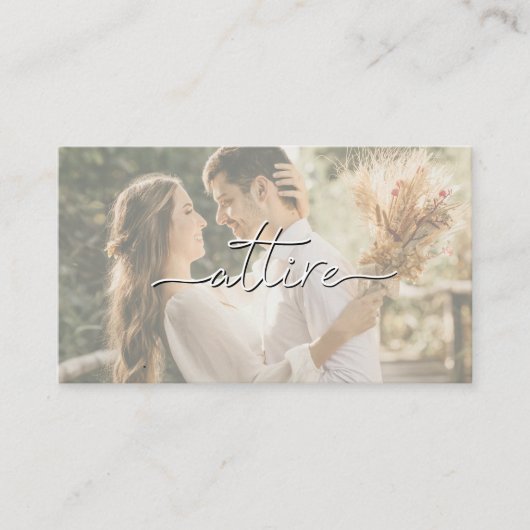 のゲスト結婚ドレスコード エンクロージャーカード (正面)