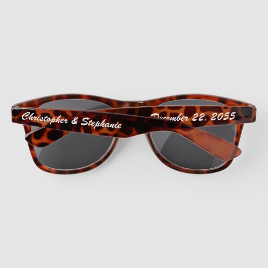 のゲスト結婚パーティーの好意CHOOSE COLOR SunGlasses サングラス (裏面)