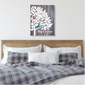 のゲスト結婚ブックの代替キャンバス キャンバスプリント (インサイチュ (寝室))