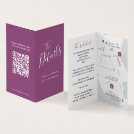 のゲスト結婚詳細スケジュールマップQRコード梅