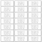 のゲ結婚ストアドレスのシール シール (正面)