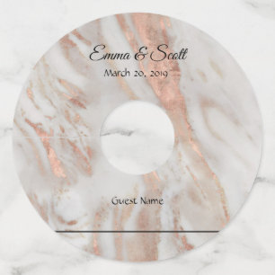 のゲ結婚ストワインマーカー識別子バラ金ゴールド ワイングラスタグ