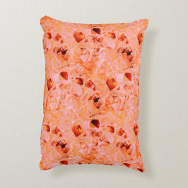 のコピーのように見える薄いステンドテ葉クスチャ アクセントクッション