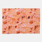 のコピーのように見える薄いステンドテ葉クスチャ キッチンタオル (横)