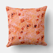 のコピーのように見える薄いステンドテ葉クスチャ クッション (裏面)