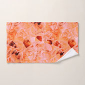 のコピーのように見える薄いステンドテ葉クスチャ バスタオルセット (ハンドタオル)