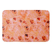 のコピーのように見える薄いステンドテ葉クスチャ バスマット (正面)