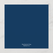 のコンテンポラリーメ結婚ニュー・カード メニュー (裏面)