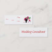 のコン結婚サルタント名刺 スキニー名刺 (正面/裏面)