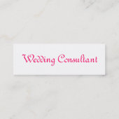 のコン結婚サルタント名刺 スキニー名刺 (裏面)