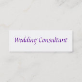 のコン結婚サルタント名刺 スキニー名刺 (裏面)